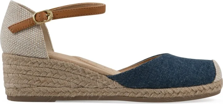 White Mountain Women's Maintain Espadrille Wedge Sandals - Image 2