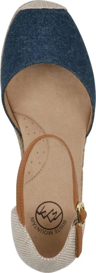 White Mountain Women's Maintain Espadrille Wedge Sandals - Image 4
