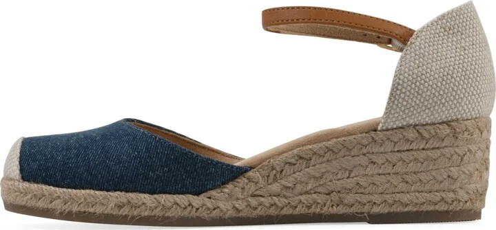 White Mountain Women's Maintain Espadrille Wedge Sandals - Image 6