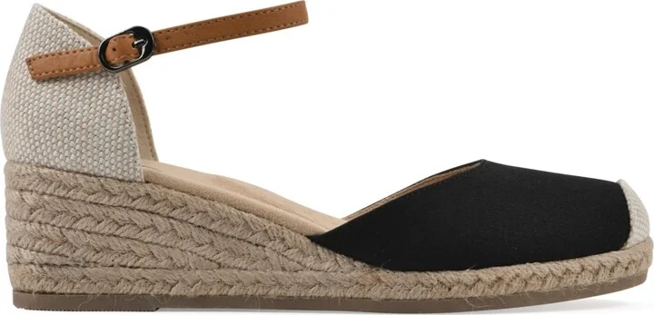 White Mountain Women's Maintain Espadrille Wedge Sandals - Image 7