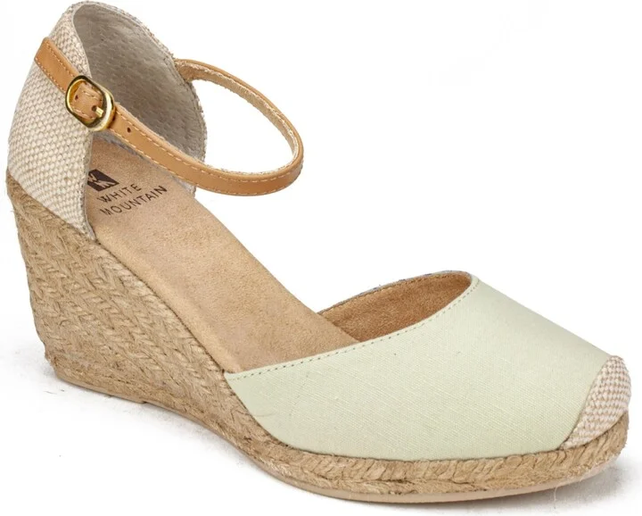 White Mountain Women's Mamba Espadrille Wedges