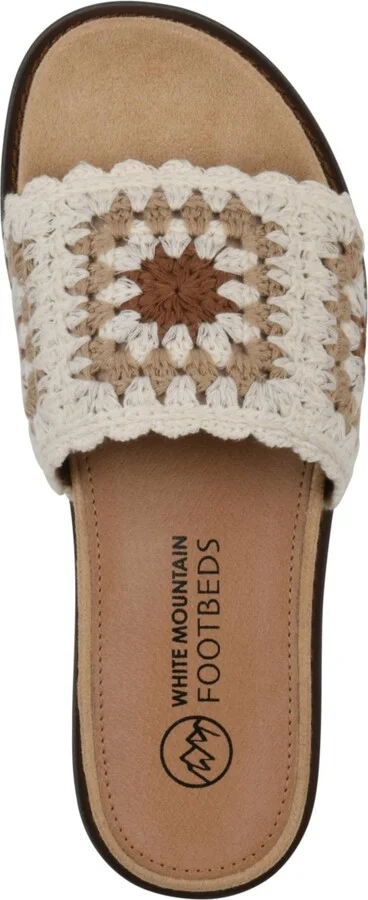 White Mountain Women's Maxim Round Toe Flat Sandals - Image 4