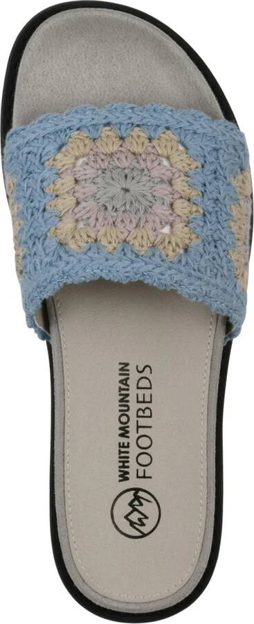 White Mountain Women's Maxim Round Toe Flat Sandals - Image 9