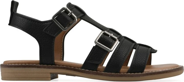 White Mountain Women's Mayday Round Toe Flat Sandals - Image 2