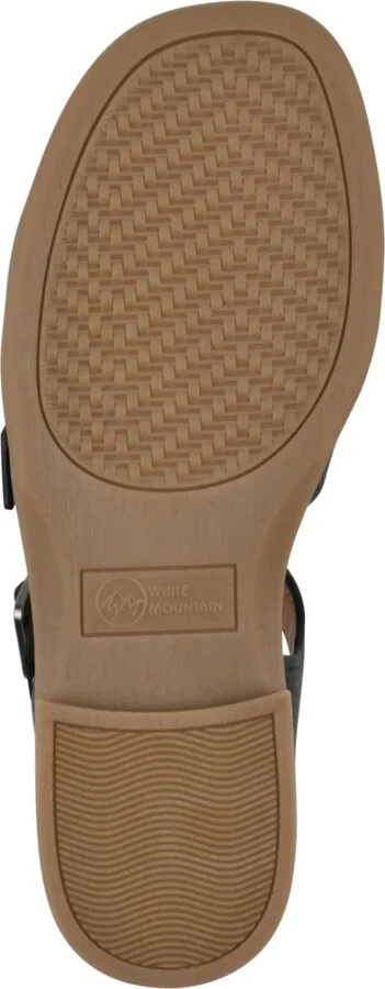 White Mountain Women's Mayday Round Toe Flat Sandals - Image 5