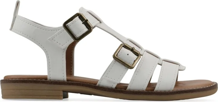 White Mountain Women's Mayday Round Toe Flat Sandals - Image 7