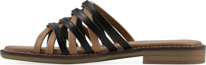 White Mountain Women's Mazy Slip-On Flat Sandals - Image 6