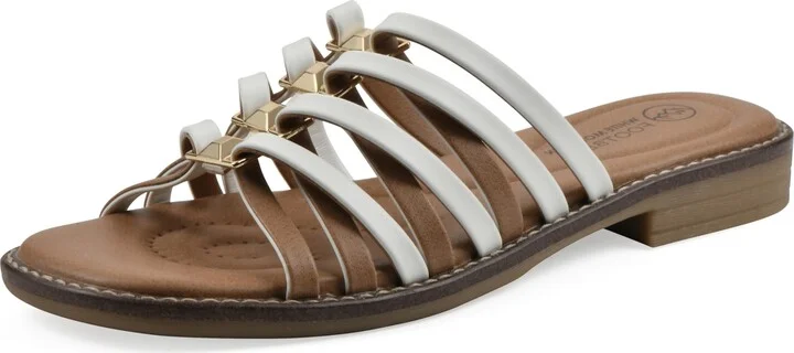 WHITE MOUNTAIN Women's Mazy Strappy Sandal
