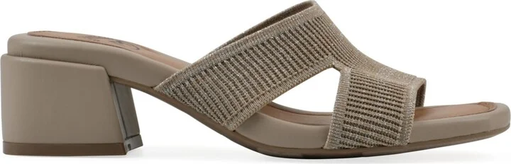 White Mountain Women's Milled Round Toe Dress Sandals - Image 2