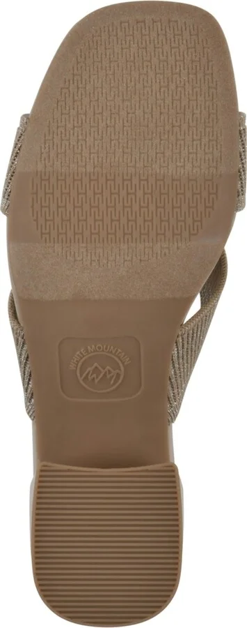 White Mountain Women's Milled Round Toe Dress Sandals - Image 5