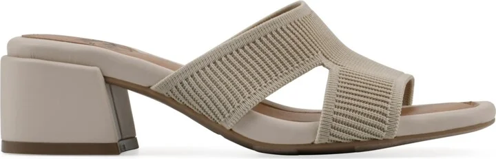 White Mountain Women's Milled Round Toe Dress Sandals - Image 7