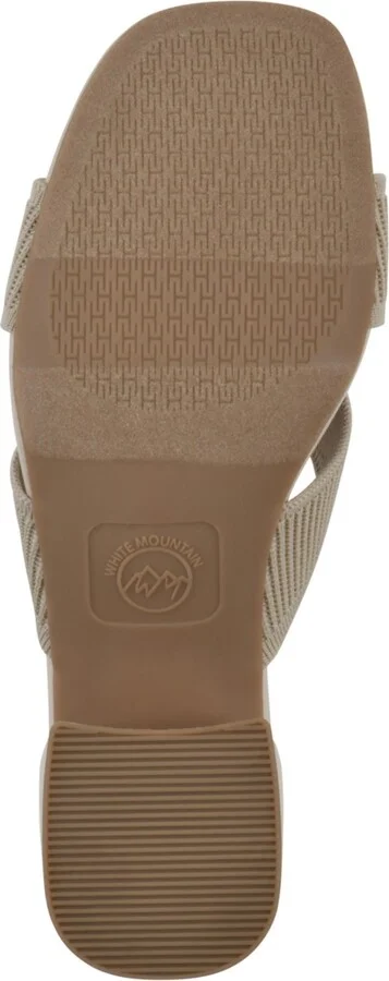White Mountain Women's Milled Round Toe Dress Sandals - Image 10