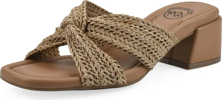 WHITE MOUNTAIN Women's Mills X-Strap Heel