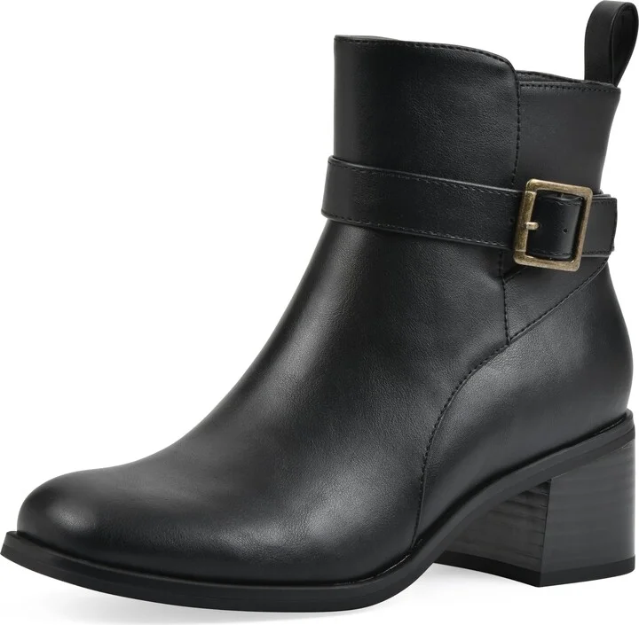WHITE MOUNTAIN Women's Narrows Block Heel Ankle Booties