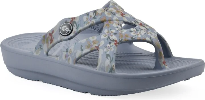 Light Blue Floral Print