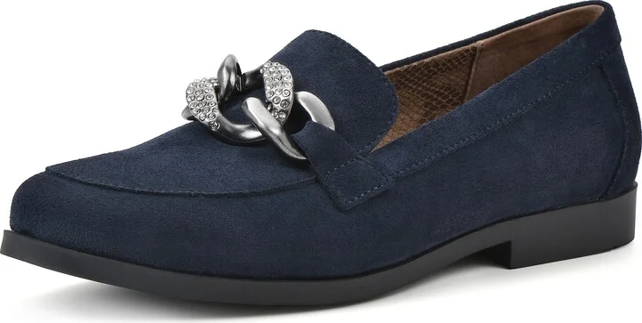 Navy/Suede
