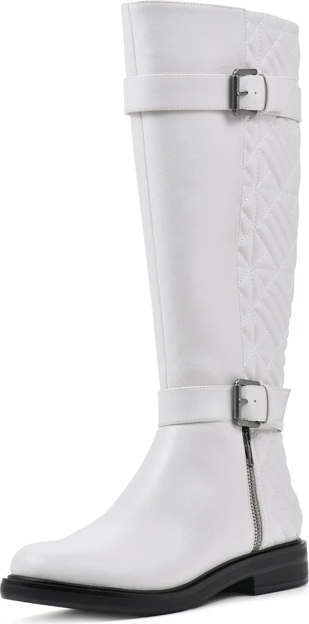 WHITE MOUNTAIN Women's Shoes Madilynn Block-Heeled Tall Boot