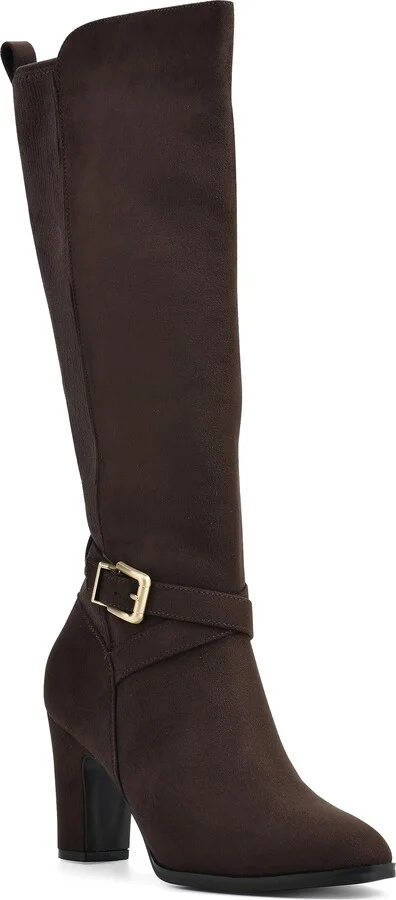 WHITE MOUNTAIN Women's Shoes Teals Block-Heeled Tall Boot
