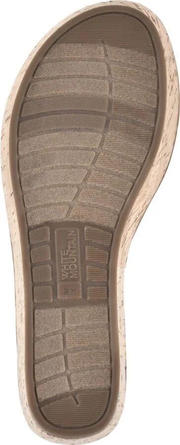 White Mountain Women's Simple Platform Wedge Sandals - Image 11
