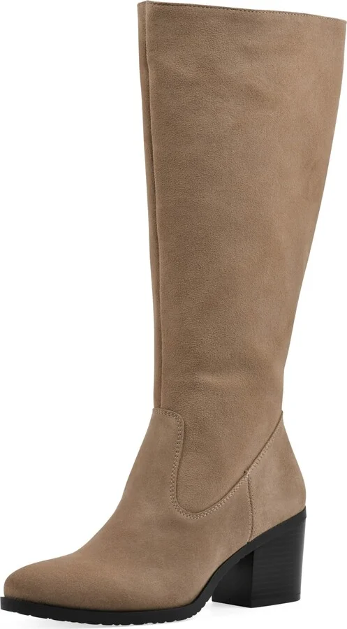 WHITE MOUNTAIN Women's Tater Block Heeled Tall Shaft Boot