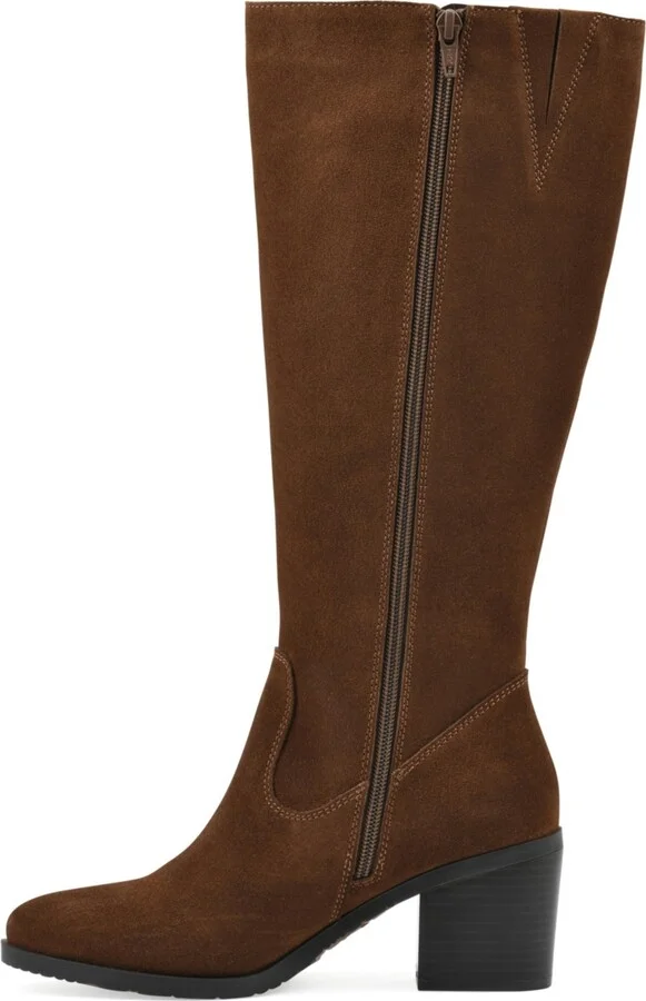 White Mountain Women's Tater Heeled Tall Shaft Boots - Image 6