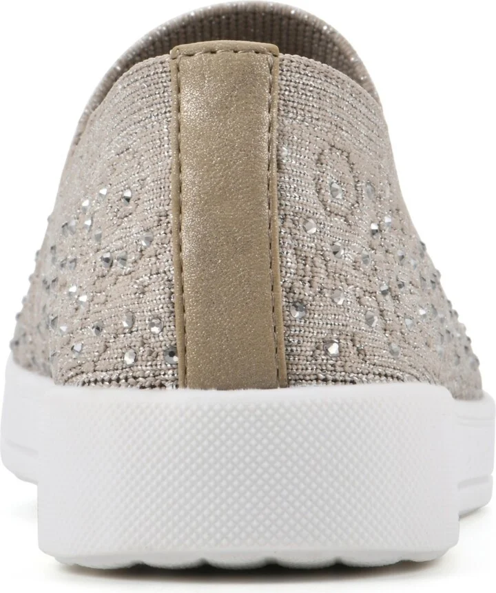 White Mountain Women's Unit Slip On Sneakers - Gold, Fabric - Image 3