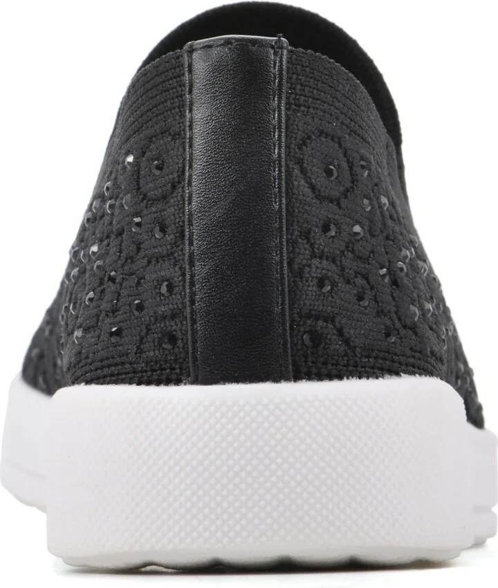 White Mountain Women's Unit Slip On Sneakers - Gold, Fabric - Image 8