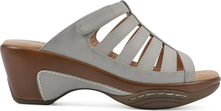 White Mountain Women's Valencia Slip-On Clog Sandals - Image 7