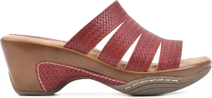 White Mountain Women's Valora Clog Slide Sandals - Image 2