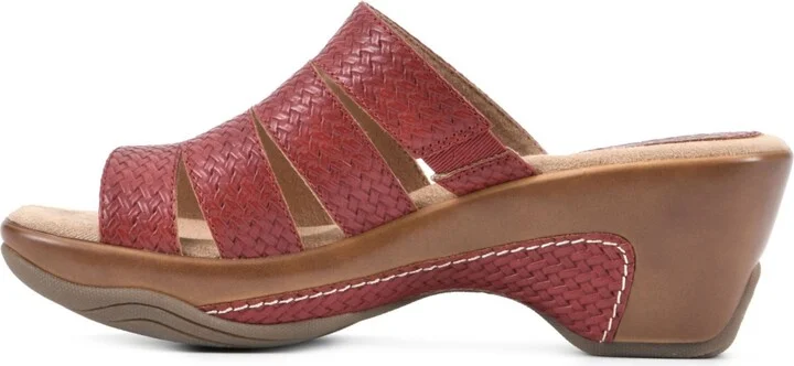 White Mountain Women's Valora Clog Slide Sandals - Image 6