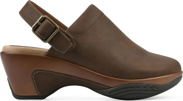 White Mountain Women's Viewable Slingback Clogs - Image 2