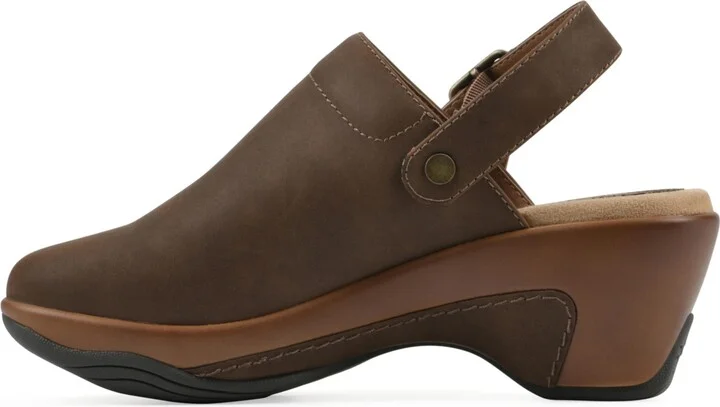 White Mountain Women's Viewable Slingback Clogs - Image 5