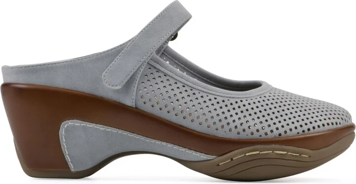 White Mountain Women's Vinto2 Mary Jane Clog Mules - Image 2