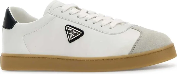 White Napa Leather Sneakers - Image 2