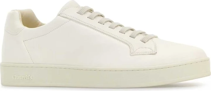 White Nappa Leather Ludlow 3 Sneakers - Image 2