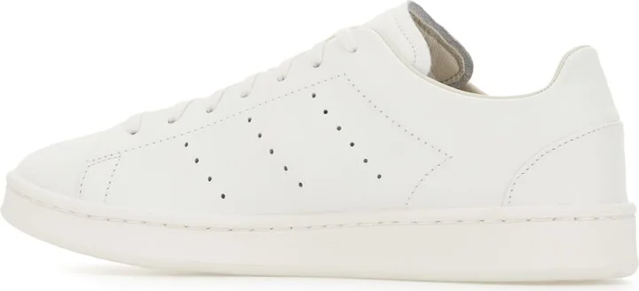 White Nappa Leather Sneakers - Image 3