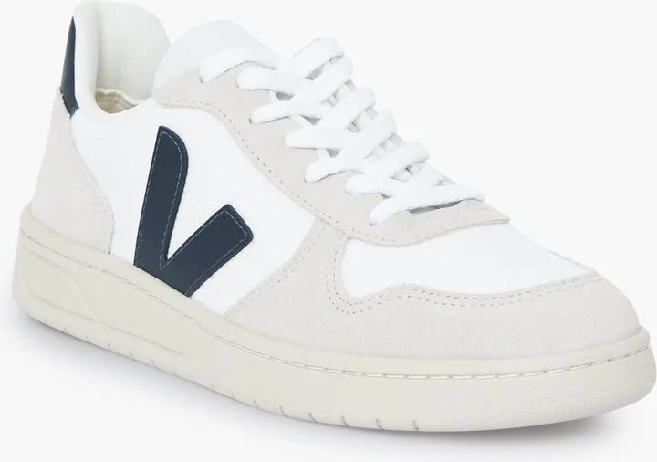 White Nautico V-10 Sneakers