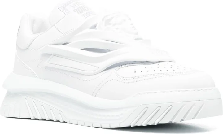 White Odissea Leather Sneakers - Image 2