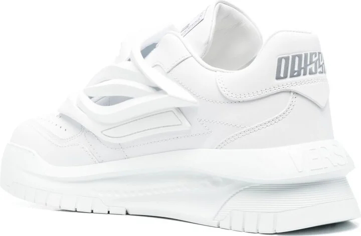 White Odissea Leather Sneakers - Image 3