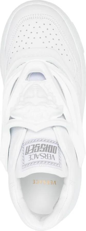 White Odissea Leather Sneakers - Image 4