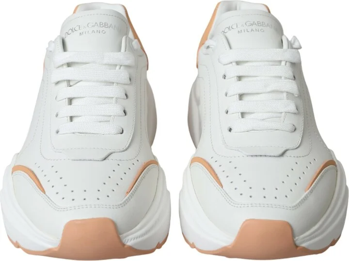 White Peach DAYMASTER Leather Sneakers Women's Shoes - Image 2