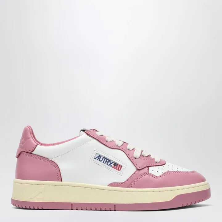 White/pink Medalist sneakers