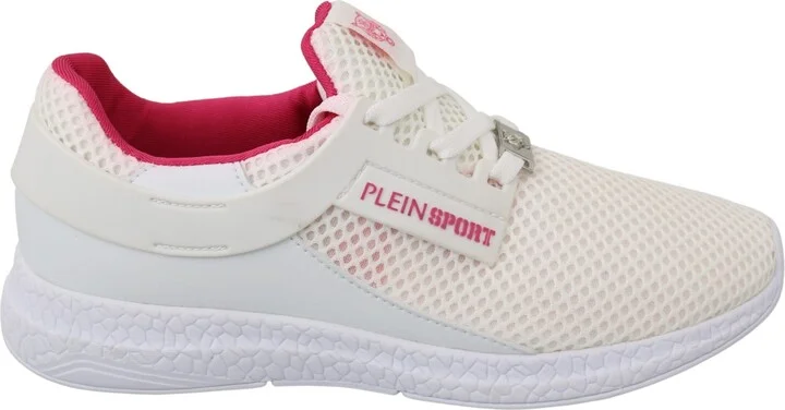 White Pink Polyester Becky Sneakers Women's Shoes