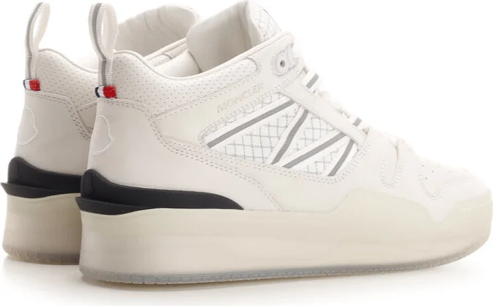 White Pivot Mid Sneakers - Image 3