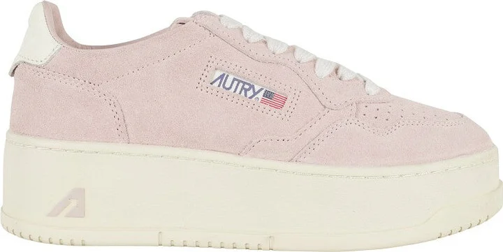White Platform Low Sneaker