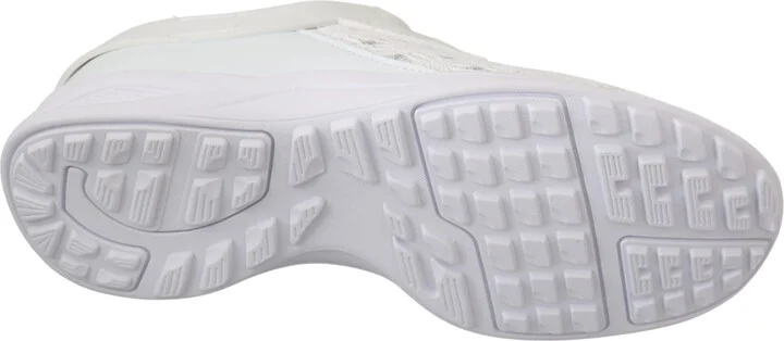 White Polyester Casual Sneakers Women's Shoes - Image 2