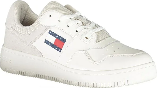 White Polyester Women's Sneaker - Image 2