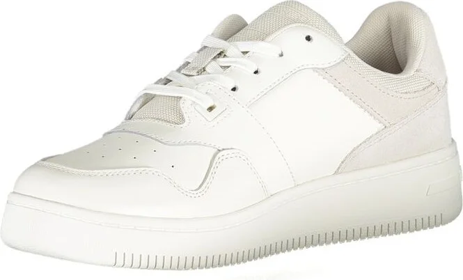 White Polyester Women's Sneaker - Image 3