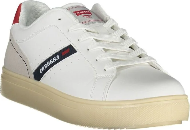 White Polyethylene Men's Sneaker - Image 2
