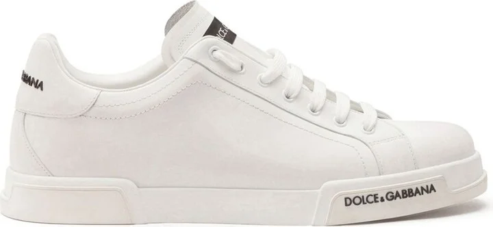 White Portofino Leather Sneakers